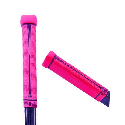 Buttendz Fusion Z Hockey Stick Replacement Grip - Reusable Design, Small Knob Player Grip for Top Hand Mobility, Fits All Stick Sizes (Pink/Black Drip)