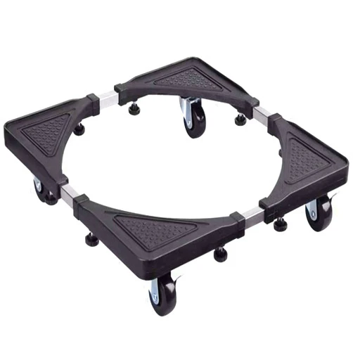 VIMI Movable Base Size Adjustable Washing Machine Base for Dryer Refrigerator Telescopic Furniture Dolly Roller with Swivel Locking Casters (4 Wheels) 16-22