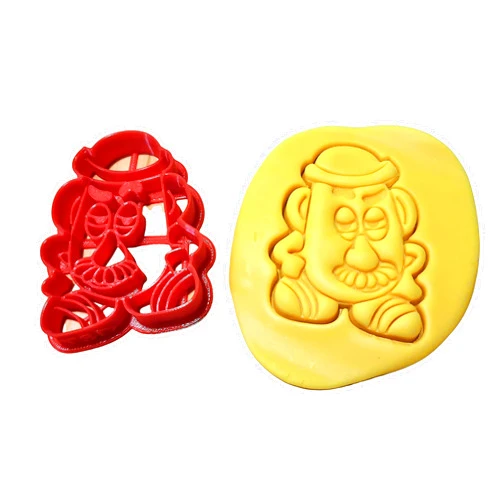 Generico T3D Cookie Cutters Mr Potato Cookie Cutter, Suitable for Cakes Biscuit and Fondant Cookie Mold for Homemade Treats