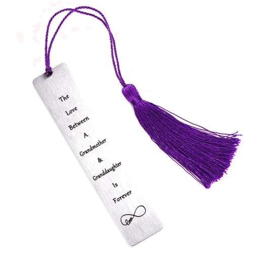 Melix Home Grandmother Grandma Bookmarks Gifts from Granddaughter Grandson The Love Between a Grandmother and Granddaughter Grandson is Forever (The Love Between a Grandmother and Granddaughter is Forever)