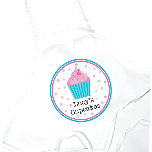 GiftsForYouNow Cupcake Youth Sized Personalized Apron