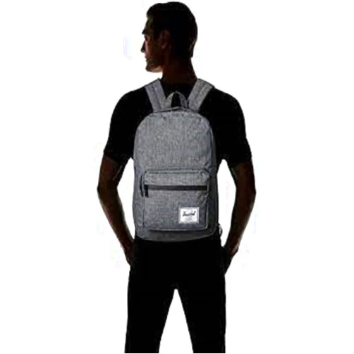 Herschel Pop Quiz Backpack, Raven Crosshatch/Black, Classic 22L