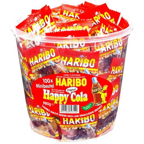 Haribo Happy Cola, 1er Pack (1 x 980 g)