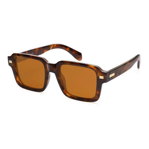 SOJOS Retro Square Polarized Sunglasses for Women Men 70s 80s Vintage Rectangle UV400 Sunnies SJ2345