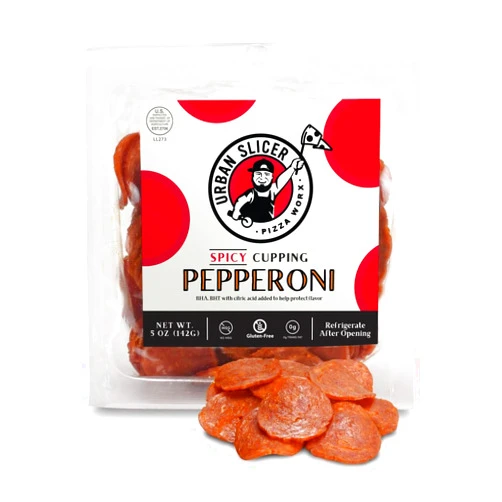 Urban Slicer Pizza Worx - Spicy Cupping Pepperoni - 5 oz. Package
