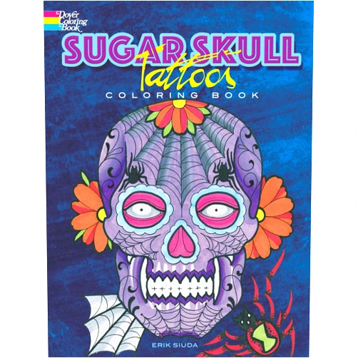 Erik Siuda Sugar Skull Tattoos Coloring Book (Dover Design Coloring Books)