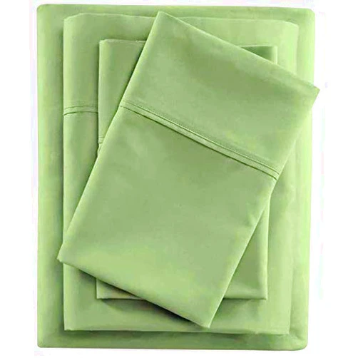 DKS BEDDING 100% Organic Cotton 3 Piece Sheet for Full Size Bed - Crisp and Cooling Sateen Weave,100% GOTS Certified Extra Long Staple, Fits 16