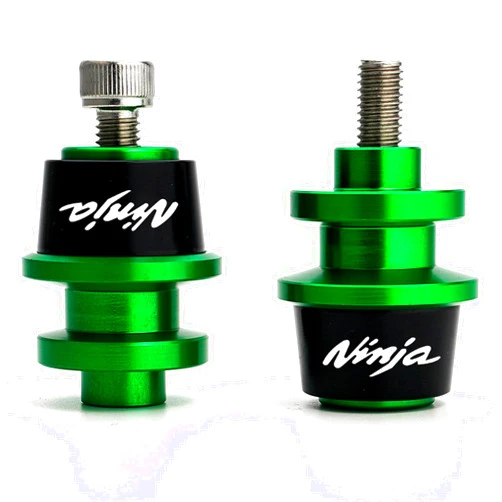 ZYAKOMO Fit For KAWASAKI Ninja 650 Ninja 400 NINJA 1000 2017-2023 2024 Ninja 500 SE ZX-4RR ZX6R ZX-10R ZH2 CNC Motorcycle Swingarm Spool Slider Stand Screws