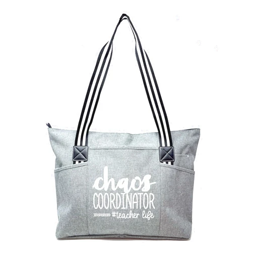 Brooke & Jess Designs Teacher Tote Bag for Work - Teacher Handbag Gifts for Women, Teacher Bag Best Teacher Appreciation Gift