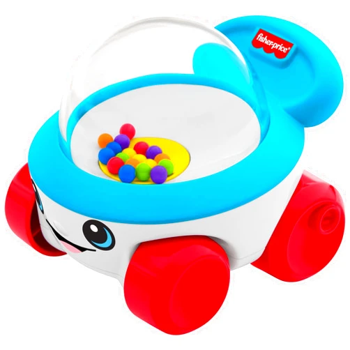 Fisher-Price Baby Toy Corn Popper Push-Along Vehicle with Sounds for Crawling Developmental Play Infants Ages 6+ Months
