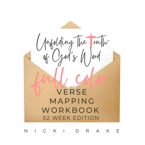 Nicki Drake,Crazy Simple Truth Verse Mapping Workbook: 52 weeks of Unfolding the Truth of God's Word: Full Color Edition with Gray Grid Dot Pages