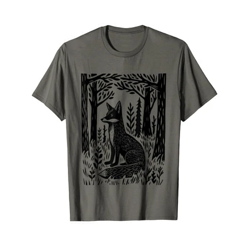 Fox Foxes Cottagecore Forestcore Goblincore Shop Fox Cottagecore Forestcore Goblincore Forest Woodland Animal T-Shirt