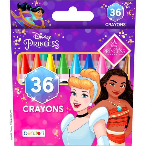 Disney Princess 36 Count Crayons in Tuck Box