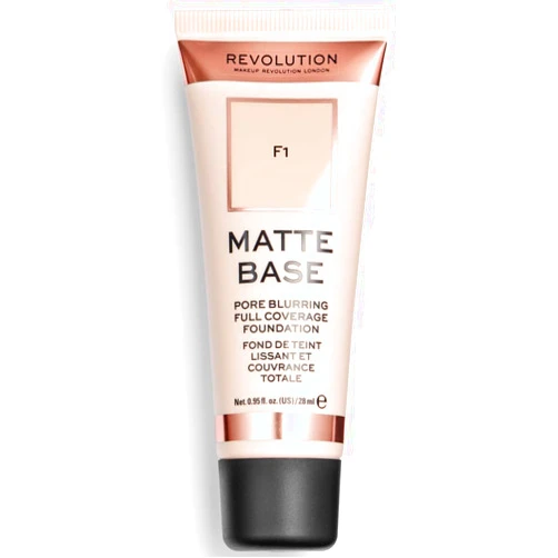 Revolution Beauty London Makeup Revolution, Matte Base, Foundation, F1, 28ml
