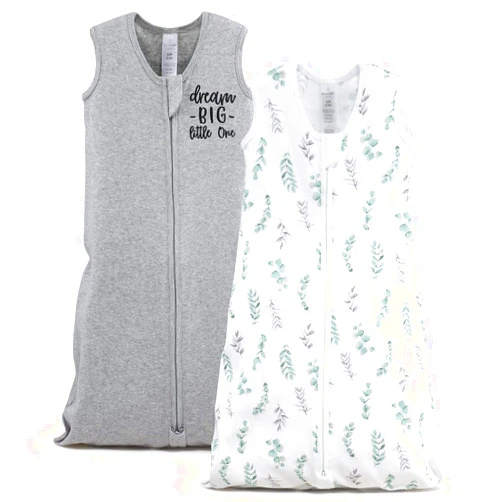 The Peanutshell Wearable Blanket Sleep Sack for Baby Girls, Farmhouse Floral, Sizes up to 12 Months (Small/Medium)