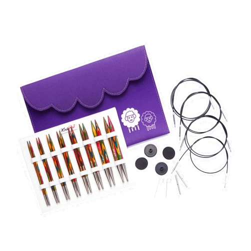 KnitPro Interchangeable Circular Knitting Needle Tips Deluxe Set - Symfonie (3.50-8.00mm)