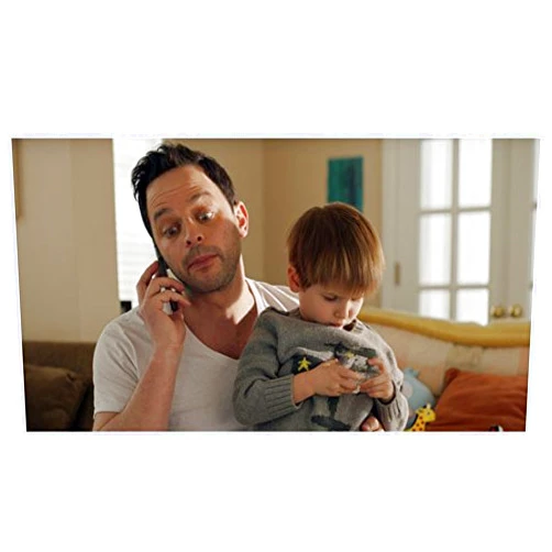 Adult Beginners Nick Kroll as Jake holding Teddy 8 x 10 Inch Photo
