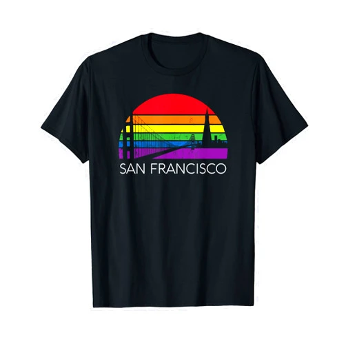 Bay Area Company San Francisco Golden Gate Oakland Bay Area Town Tech Pride T-Shirt