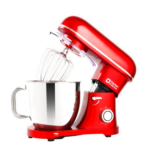 Kitchen in the box Stand Mixer - 8.5 Quart Mixing Bowl with Handle, 900 Watt Heavy Bread Dough Standing Mixers Tilt-head with Dough Hook, Whisk, Flat Beater and Splash Guard (Red)
