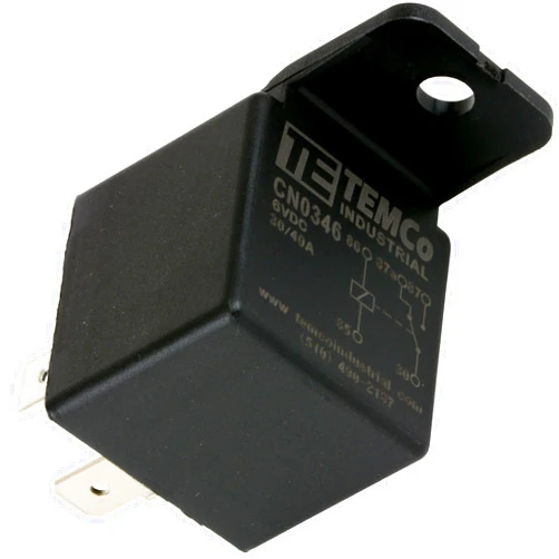 TEMCo Industrial 6 V 30/40 Amp Bosch Style S Relay SPDT Automotive