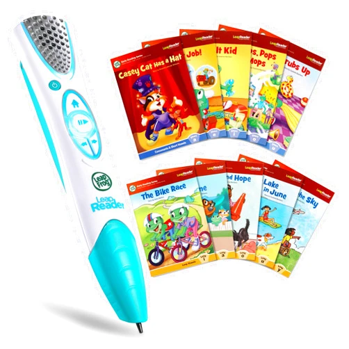 LeapFrog LeapReader System Learn to Read 10 Book Mega Pack - Teal - Online Exclusive