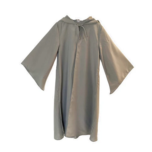 Everfan Kids Hooded Robe with Sleeves | Wizard, Jedi, Monk, Medieval Cosplay Cape, LARP Halloween Costume for Children