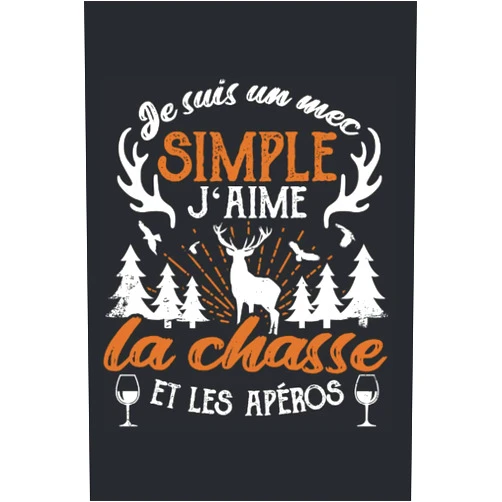 French Edition by HnJnPnH Publishing (Author) Je Suis Un Mec Simple J'Aime La Chasse Et Les Apéros: Carnet de notes | chasseur humour | cadeau pour chasseurs| idée cadeau | chasseur chassé (French Edition)