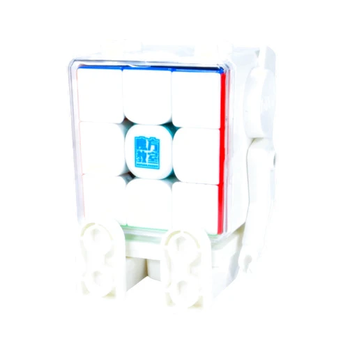 Cuberspeed MoYu RS3M V5 Ball CORE UV with MoYu’s New Robot Cube Stand Moyu rs3 m UV Coated Flagship 3x3 V5 UV Coated Glossy Surface 2023 Flagship 3x3 Magnetic Speed Cube