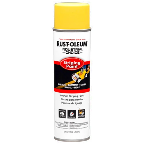 Rust-Oleum Rustoleum Paint Inverted Striping Paint Yel