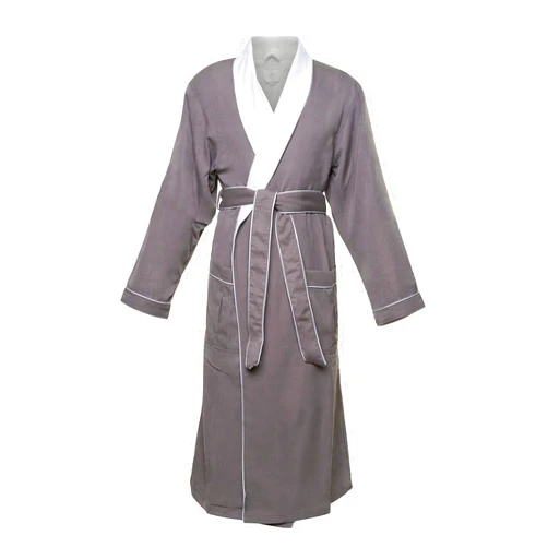 CHADSWORTH AND HAIG CHADSWORTH & HAIG Ultimate Doeskin Brushed Microfiber Bathrobe Lined In Terry. Luxury Spa & Hotel Bathrobe for Women & Men