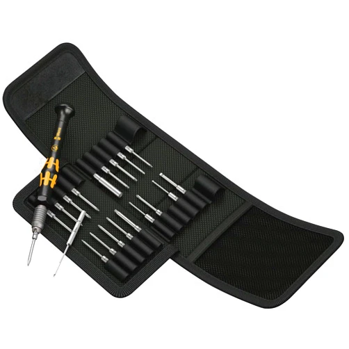 Wera Kraftform Kompakt Micro-Set ESD/21 Pouch with 44 mm bits