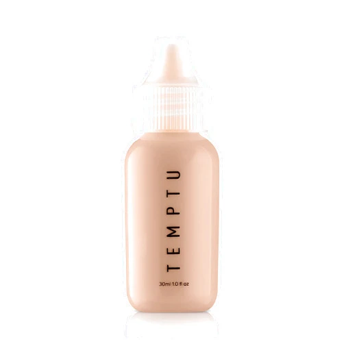 TEMPTU S/B Silicone-Based Airbrush Foundation: Professional Long-Wear Liquid Makeup, Sheer To Full Coverage For A Hydrated, Healthy-Looking Glow & Luminous, Dewy Finish On All Skin Types, 002 Blush Ivory, 1 Fl Oz