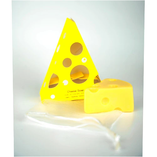 MOVALUE Kids Bar Soap - Cheese Shaped Hand Soap - Shaped Guest Soaps - Child Fun Soap - Cute Kids Body Bath Soap - Fruit Scented Soap Bar