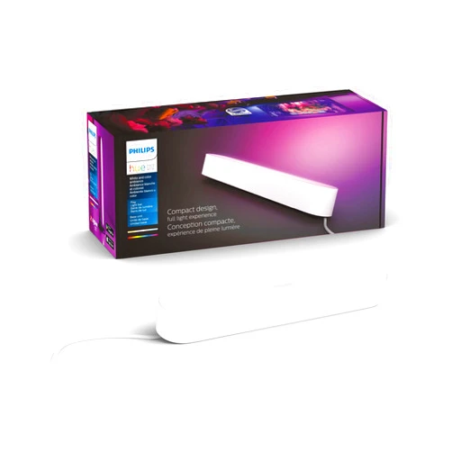 Philips Hue Smart Play Light Bar Base Kit, White - White & Color Ambiance LED Color-Changing Light - 1 Pack - Requires Bridge - Control with App - Works with Alexa, Google Assistant and Apple HomeKit