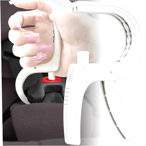 FLLIK Easy Car Seat Buckle Release Tool for Baby Toddler Car Seat, Car Seat Button Unbuckle Aid, Car Seat Unbuckle Clip Opener Convenient for Kids,Grandparents Those with Long Nails and Arthritis (White)
