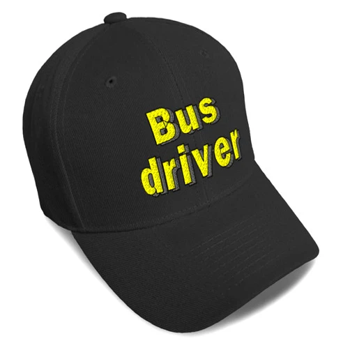 Speedy Pros Baseball Cap Bus Driver Schedule Acrylic Transport Dad Hats for Men and Women