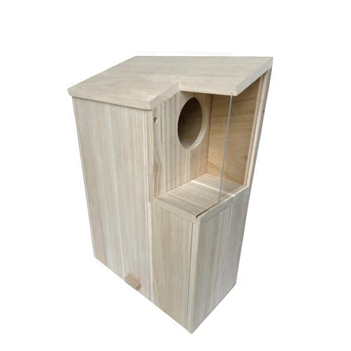 Generic Sundia Large Squirrel Family House Pine with Coating Nesting Wooden Box for Breeding Living