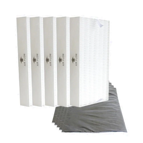YRGGWB 5 Set Hepa Filter and Carbon Cotton Air Purifier Accessories ，Compatible for Honeywell， HPA100 Air Purifier