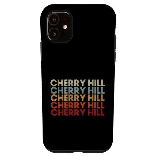 Cherry Hill Virginia Cherry Hill VA Retro Vintage iPhone 11 Cherry Hill Virginia Cherry Hill VA Retro Vintage Text Case