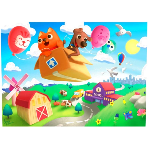Ravensburger We’re Flying! - 35 Piece Jigsaw Puzzle for Kids | Whimsical Design | Family-Friendly Fun | Encourages Imaginative Play