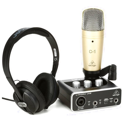 Behringer U-Phoria Studio Recording/Podcasting Bundle