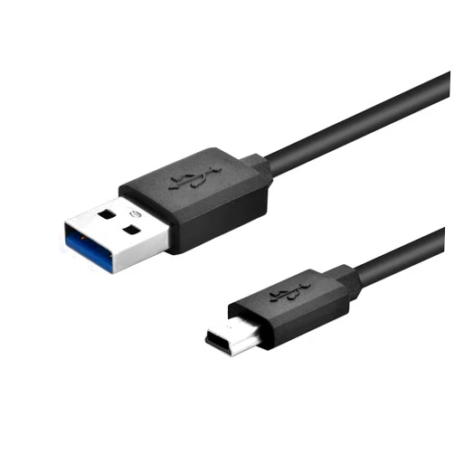 RoyDSMumey Replacement USB Cable Mini-USB 5-Pin USB Cable for Canon EOS Rebel Digital SLR Camera and Canon EOS Digital SLR Camera/Sony/Nikon UC-E4 Replacement Digital Camera DSLR (Black)