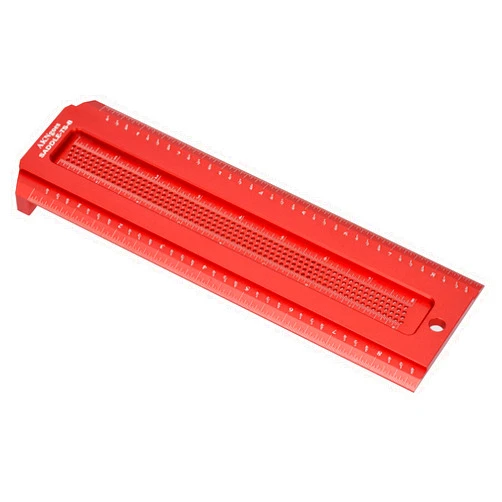 AKNgoes Woodworking Scriber Saddle T-Square Ruler 8in, for Carpenter Work, Layout and Measuring Tools