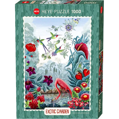Heye Bird Paradise 1000 Teile Puzzle, Silver