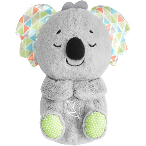 FISHER-PRICE BABY Toy Soothe 'n Snuggle Koala Plush Sound Machine with Customizable Music Lights & Breathing Motion for Newborns 0+ Months
