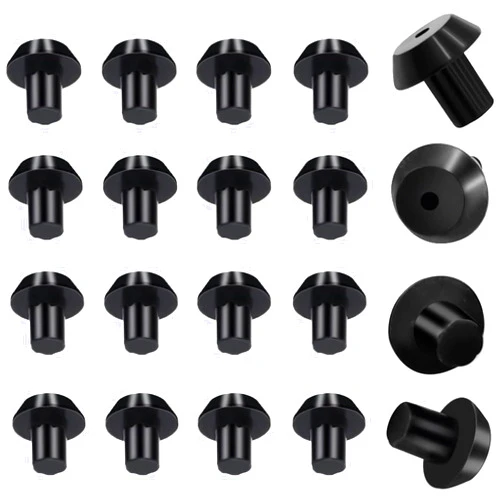 Beaquicy 20 Pack WB2K101 Rubber Feet Range Burner Rubber Grate Feet fit for GE Kenmore Hot-point Range Burner Grate, Gas Stove Top Grate Feet Cooktop Burner Grates Replaces WB02T10461 AP2622260 PS241358