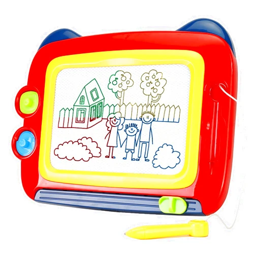 Tunmiok Magnetic Drawing Board, Toddler Toys for Girls Boys Gift Age 3 4 5, Doodle Board A Etch Colorful Sketch Magnet Erasable Pad, Educational Learning Kids Toys for Toddlers, Gifts for Birthday Christmas