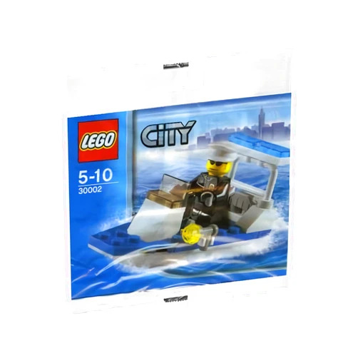Lego City Police Boat 30-Piece Construction Toy #30002