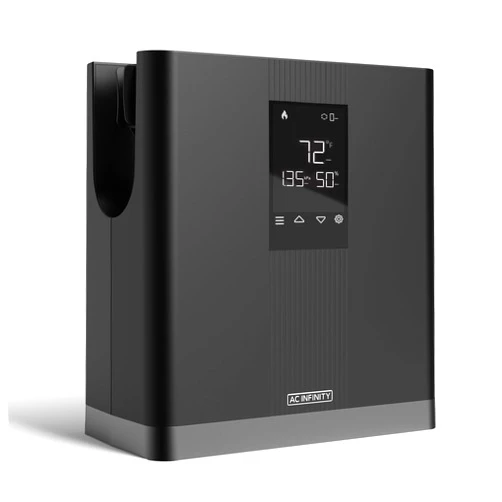 AC Infinity THERMOFORGE T3, Environmental Grow Tent Heater with VPD Temperature Controller, 10-Level PTC Heating with Included Extension Hose for Grow Tents, Grow Rooms, Greenhouses