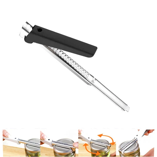 SHFUYX Adjustable Jar Can Opener,Jar Opener For Seniors With Arthritis Weak Hands,Multifunctional Stainless Steel Can Opener (